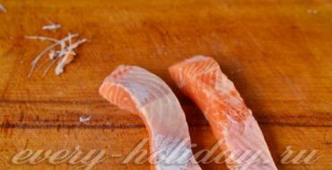 سمك السلمون المقلي - طرق الطبخ